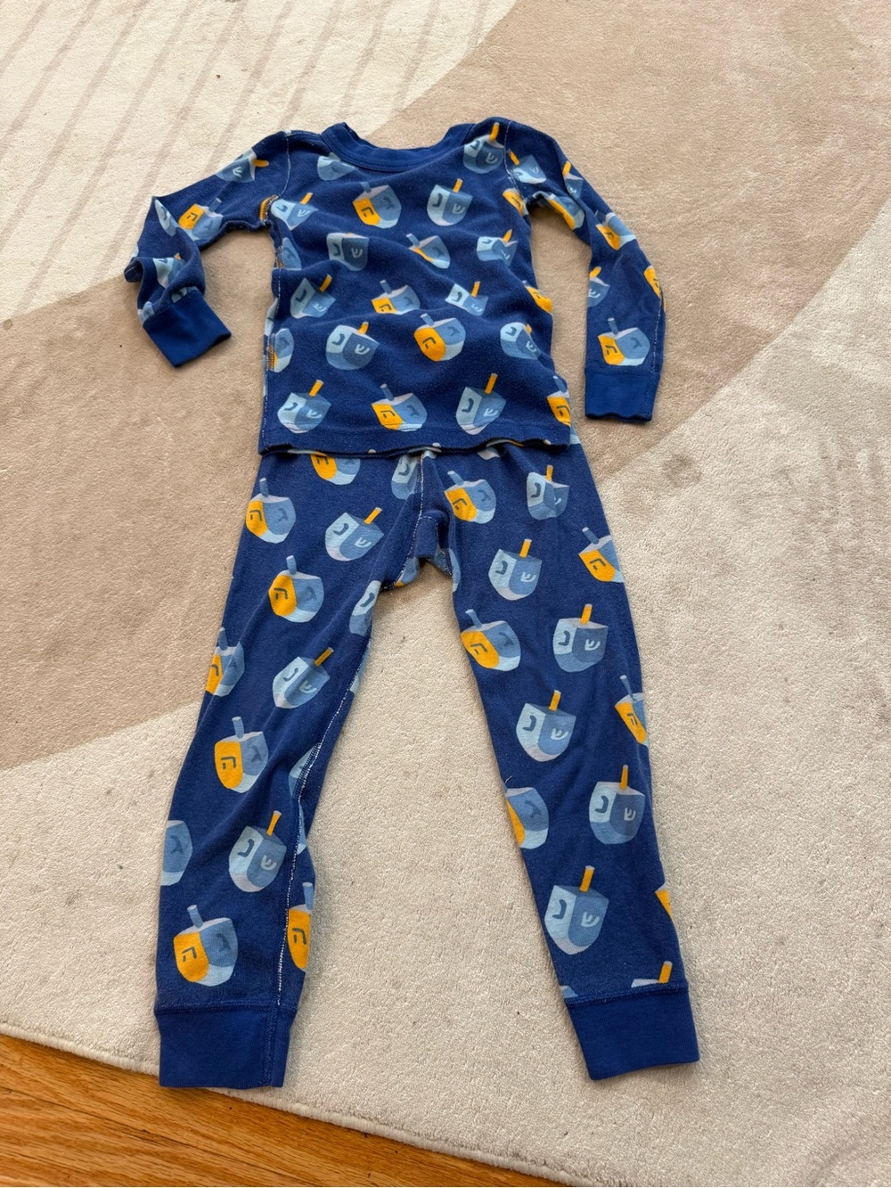 Hanna Andersson size 4t Hanukkah Dreidel Pajamas Set